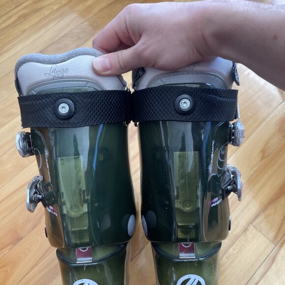Lange Delight Exclusive Super 100 Women Ski Boots ClimbMatic Green 22/23.5 280mm - Picture 14 of 16
